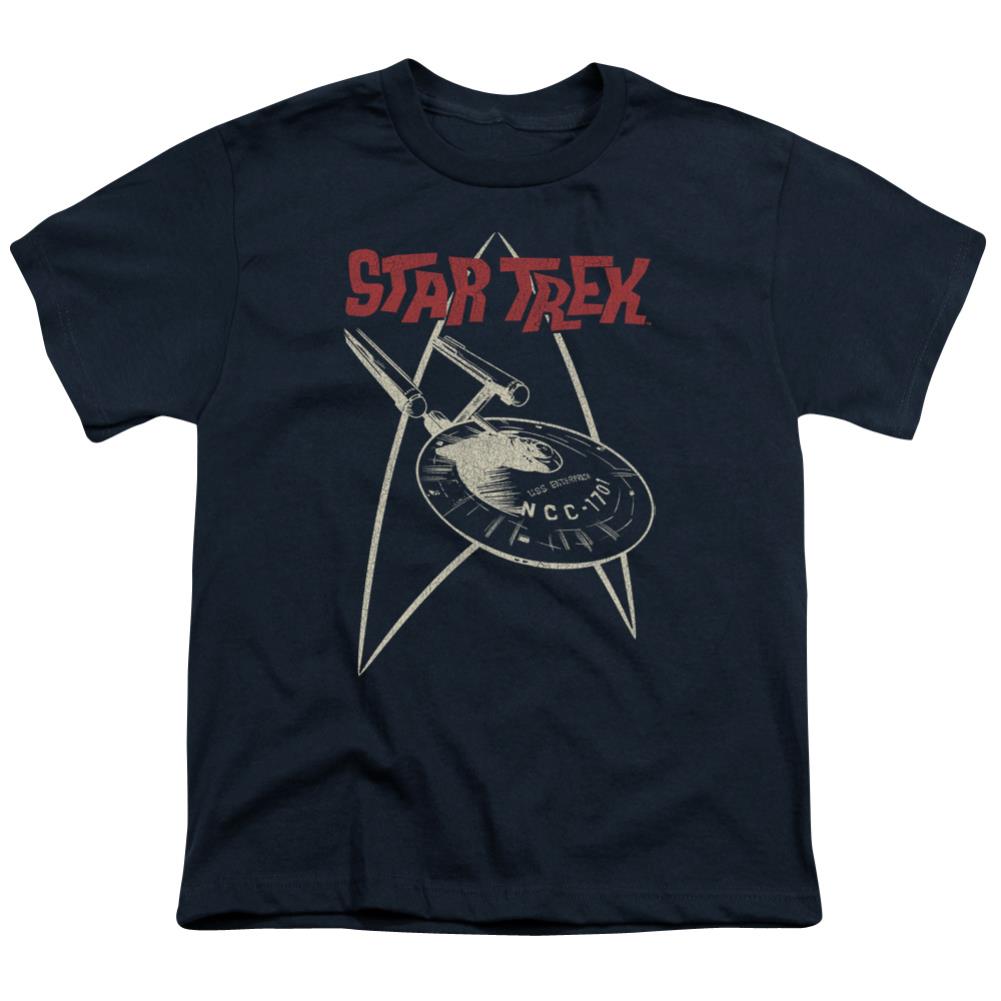 Star Trek Ship Symbol Youth 18/1 100% Cotton Short-Sleeve T-Shirt