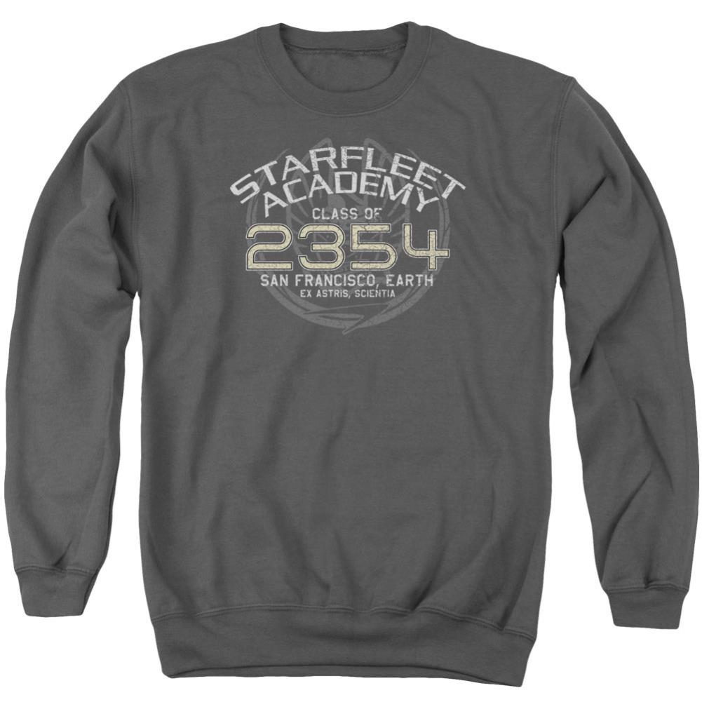 Star Trek Sisko Graduation Men's Crewneck 50 50 Poly Long-Sleeve T-Shirt