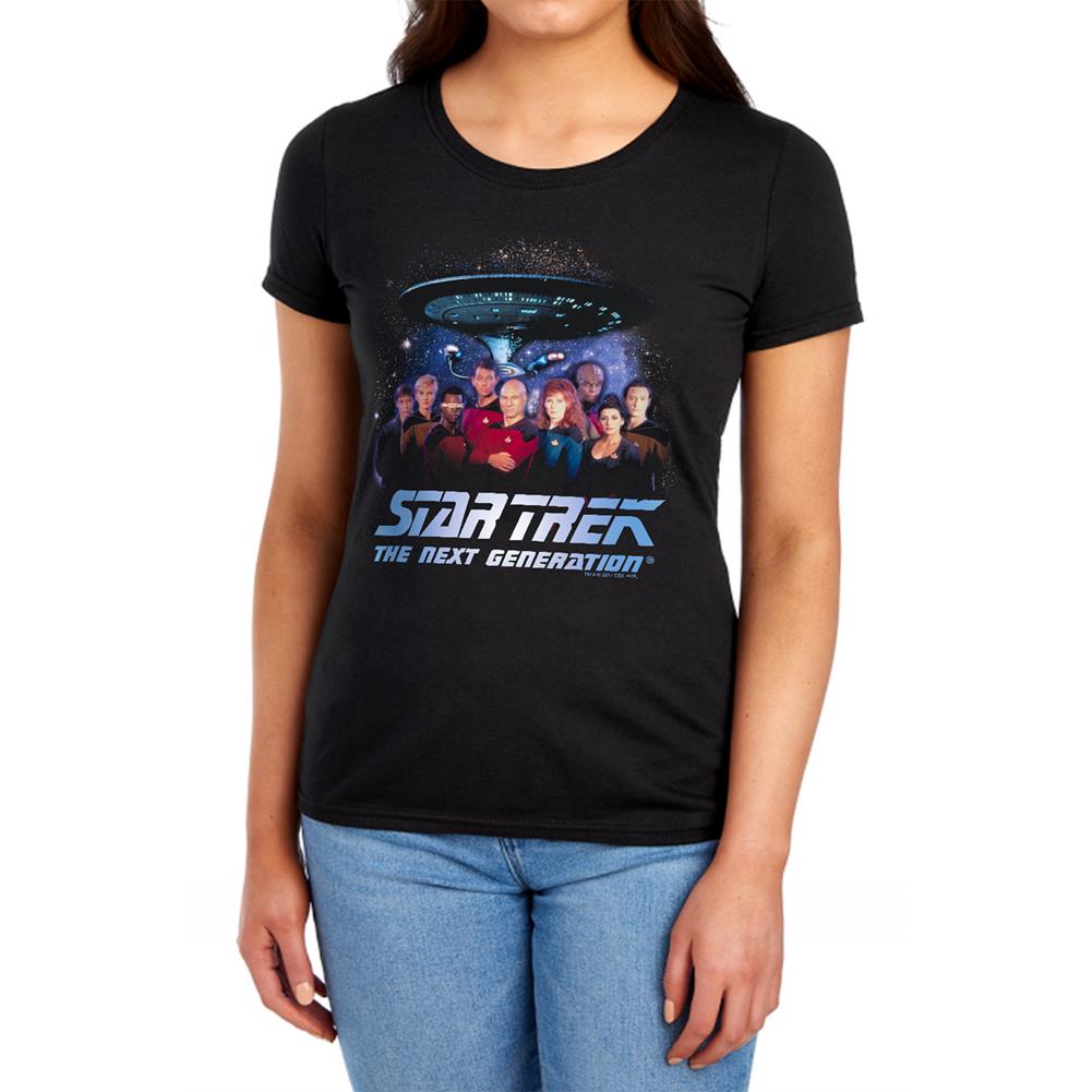 Star Trek Space Group Women's 18/1 Cotton Short-Sleeve T-Shirt