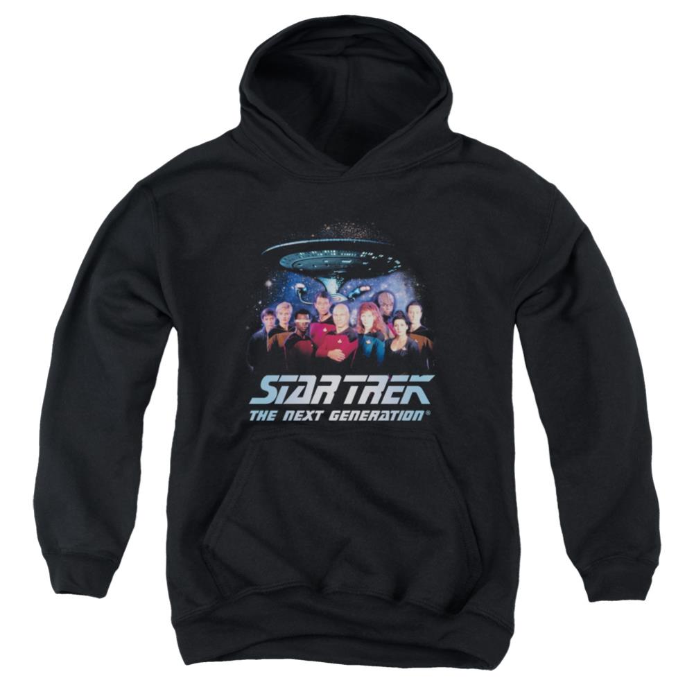 Star Trek Space Group Youth Cotton Poly Pull-Over Hoodie