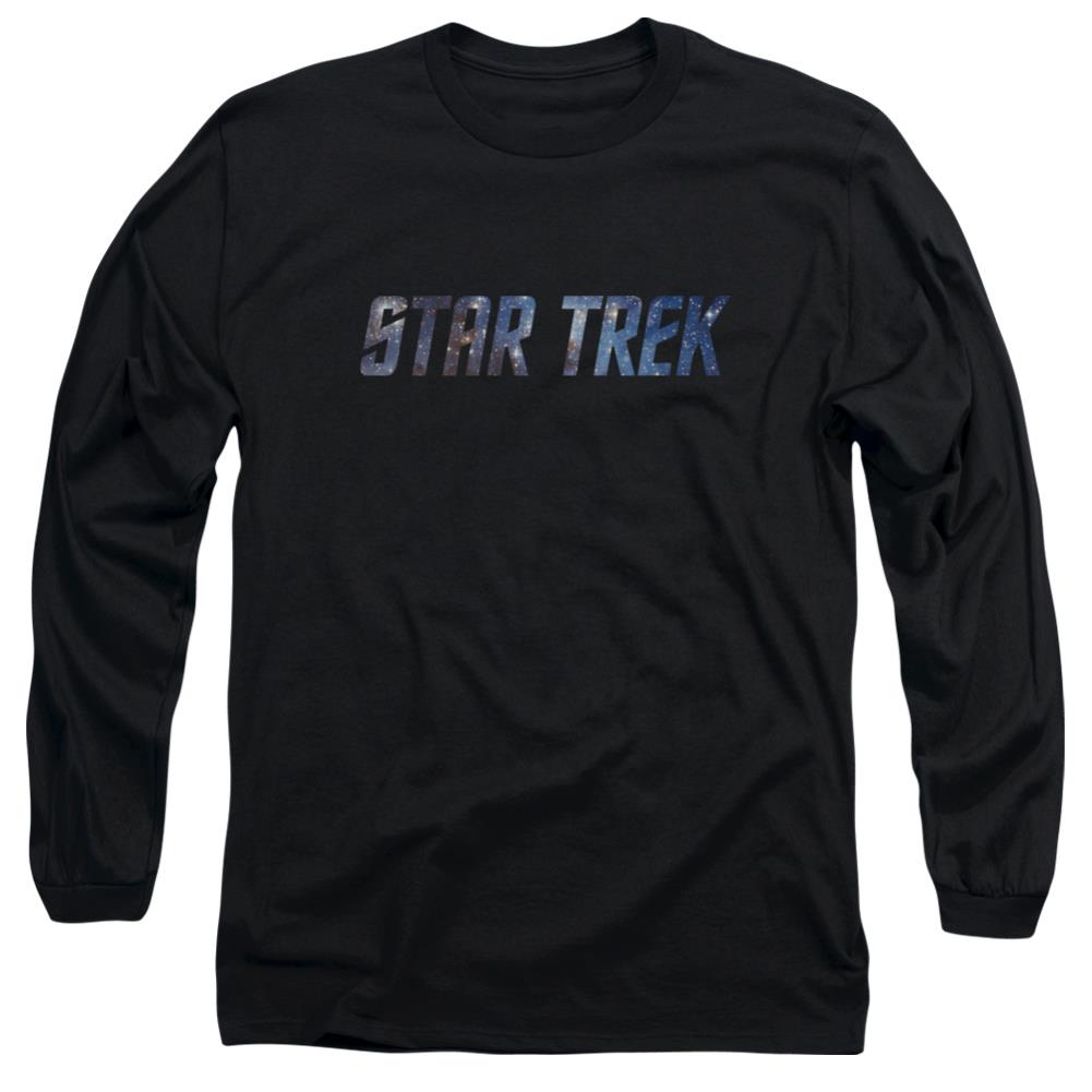 Star Trek Space Logo Men's 18/1 Cotton Long-Sleeve T-Shirt