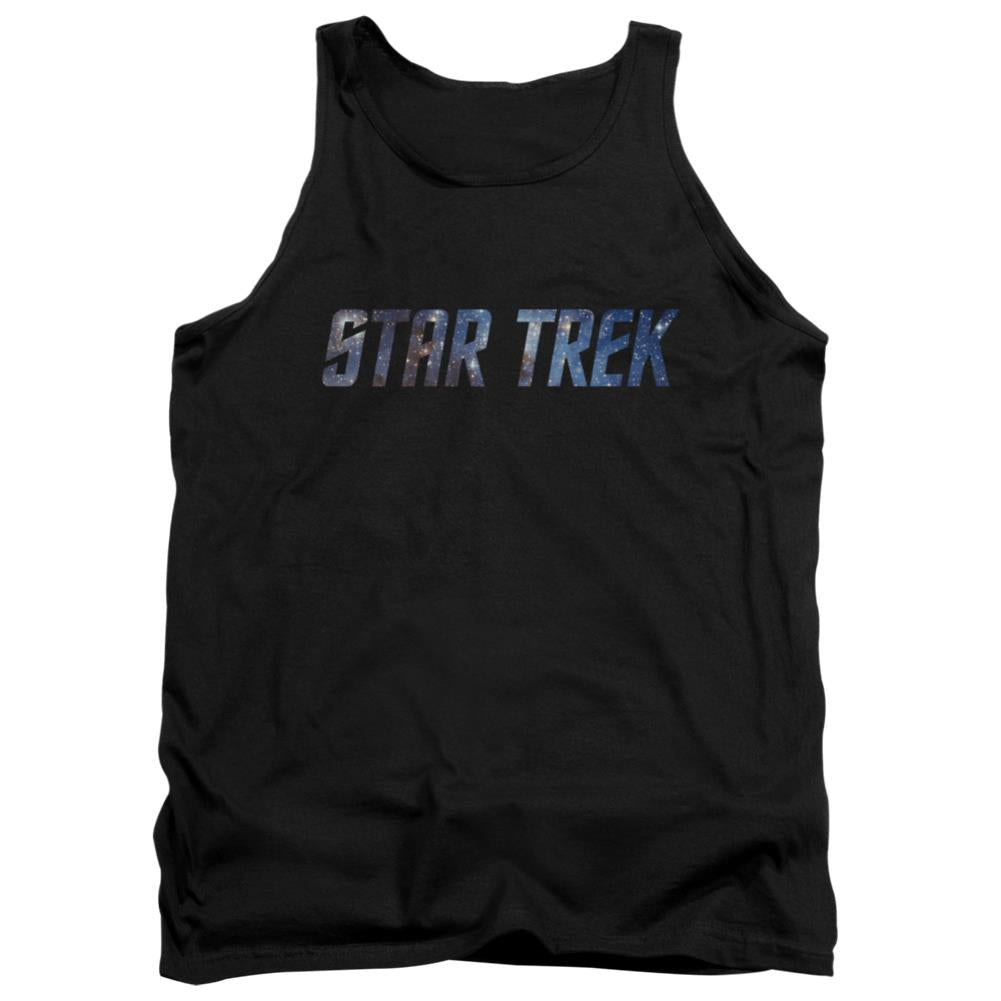 Star Trek Space Logo Men's 18/1 Cotton Tank Top