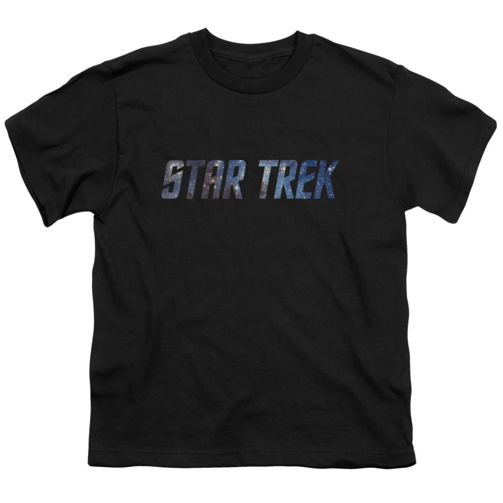 Star Trek Space Logo Youth 18/1 100% Cotton Short-Sleeve T-Shirt