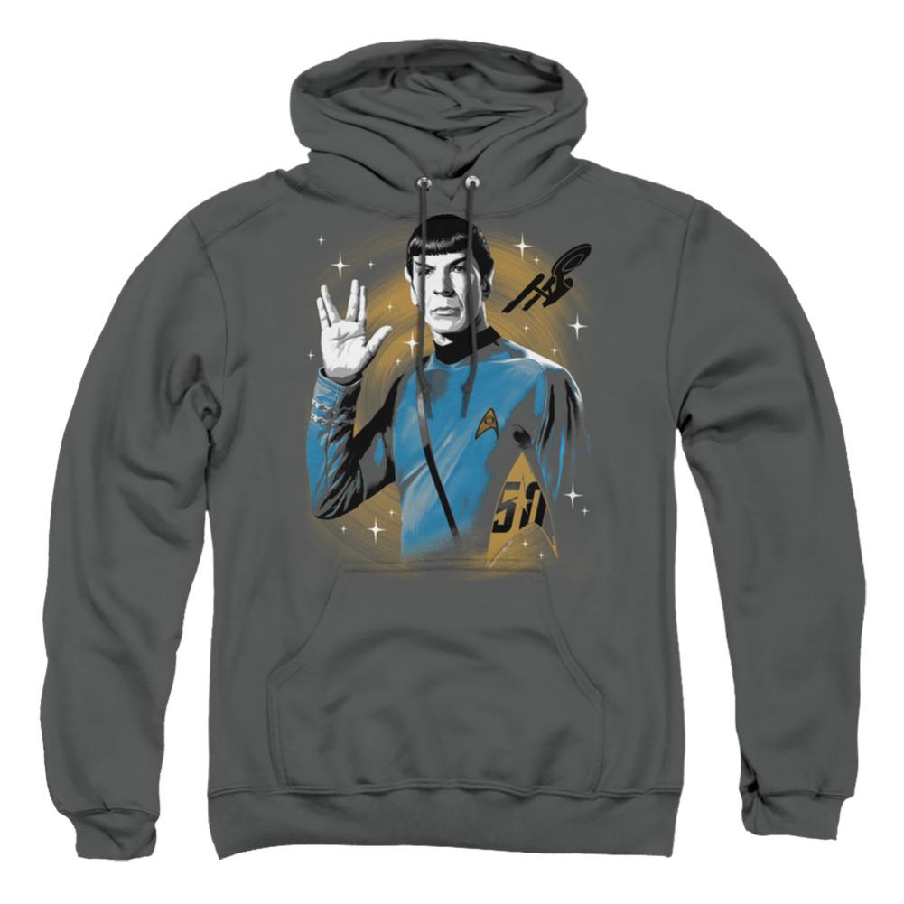 Star Trek Space Prosper Men's Pull-Over 75 25 Poly Hoodie