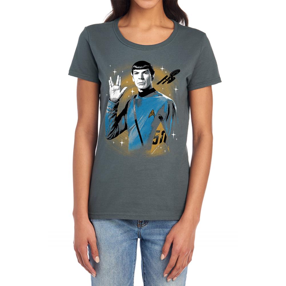 Star Trek Space Prosper Women's 18/1 Cotton Short-Sleeve T-Shirt