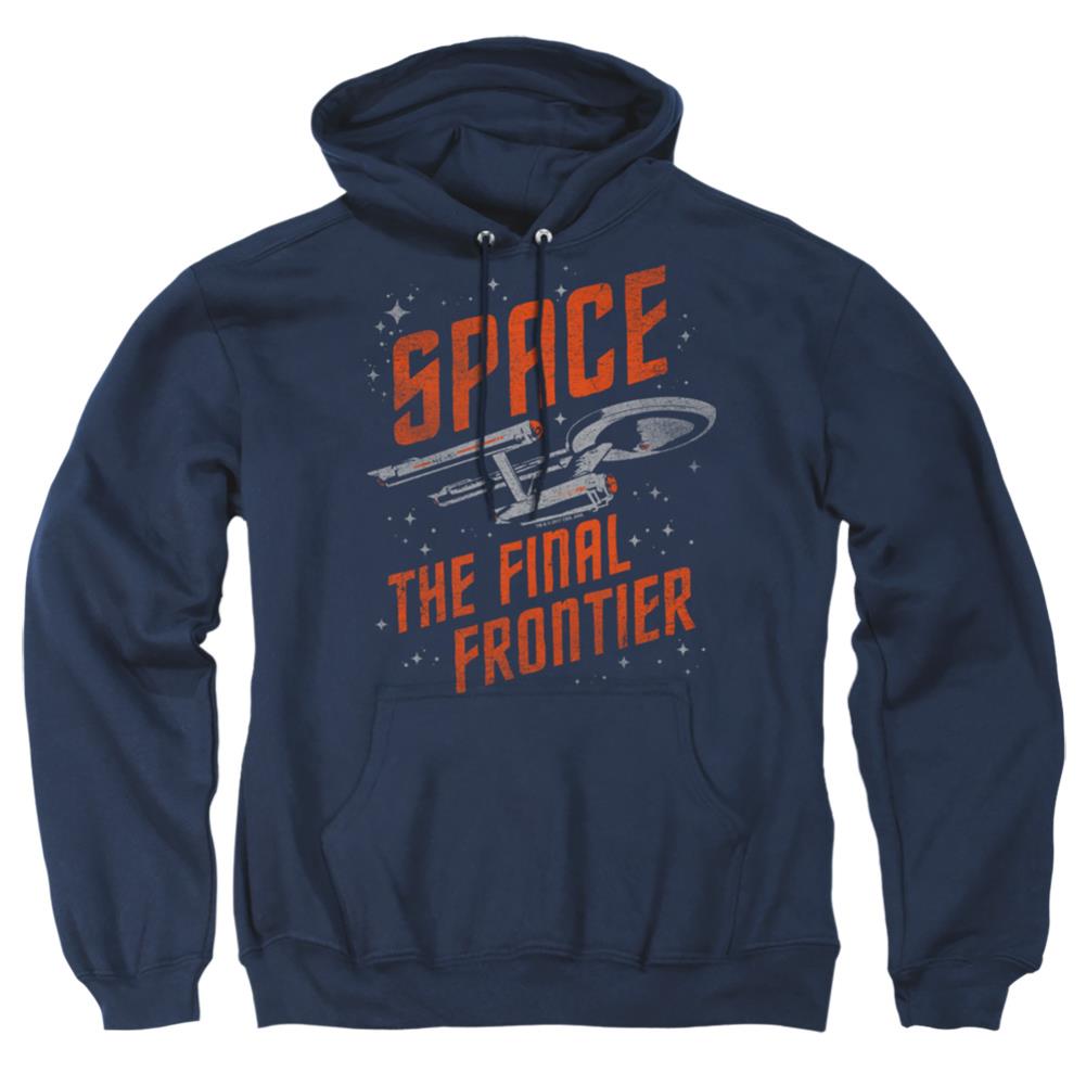 Star Trek Space Travel Men's Pull-Over 75 25 Poly Hoodie