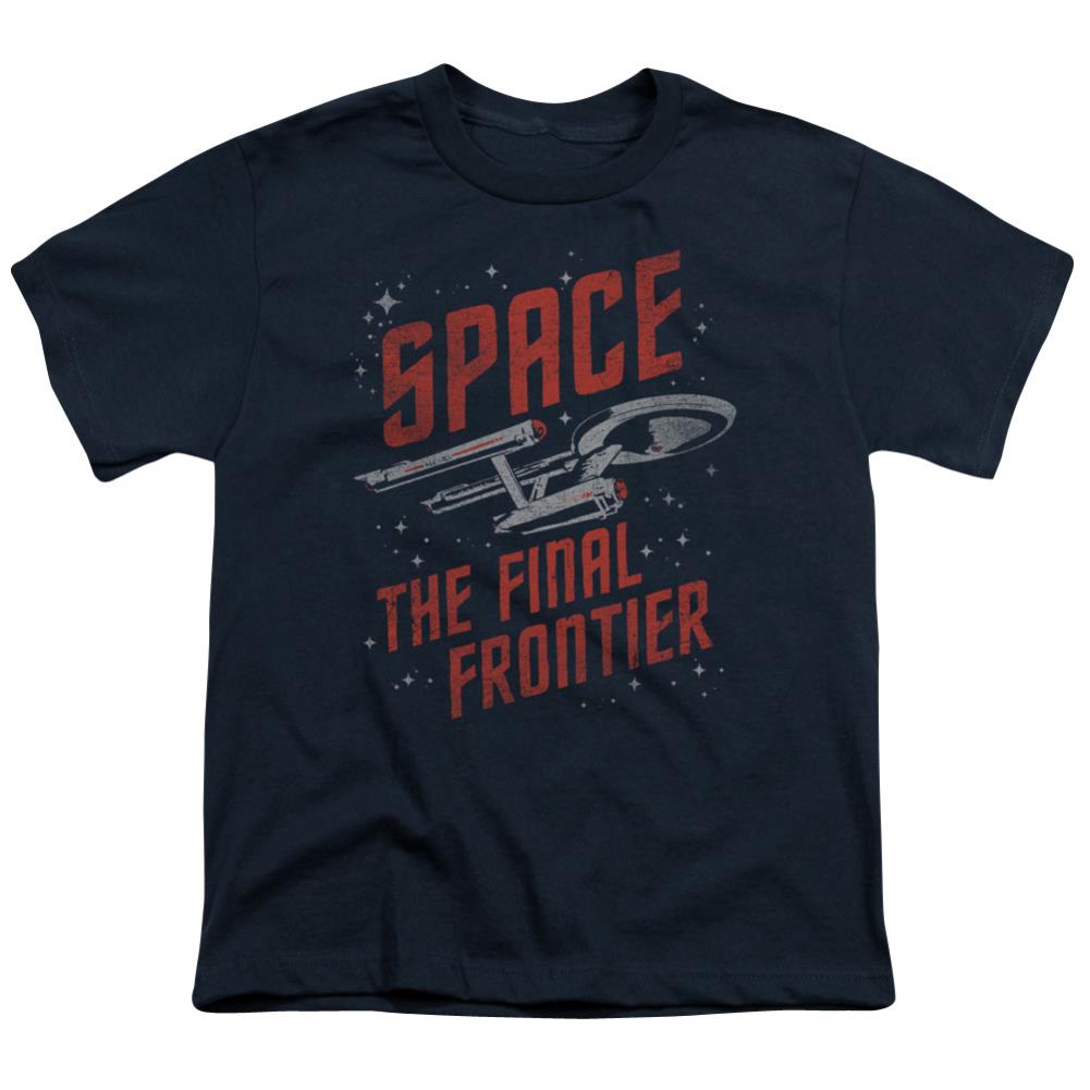 Star Trek Space Travel Youth 18/1 100% Cotton Short-Sleeve T-Shirt