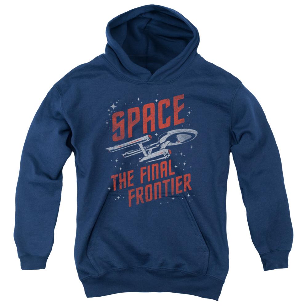 Star Trek Space Travel Youth Cotton Poly Pull-Over Hoodie