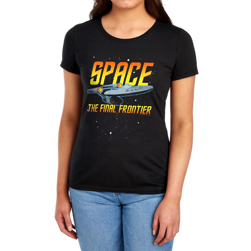 Star Trek Space Women's 18/1 Cotton Short-Sleeve T-Shirt