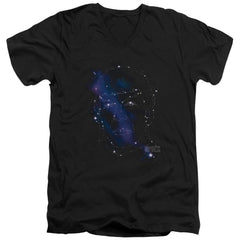 Star Trek Spock Constellations Men's 30/1 Cotton Slim V-Neck T-Shirt