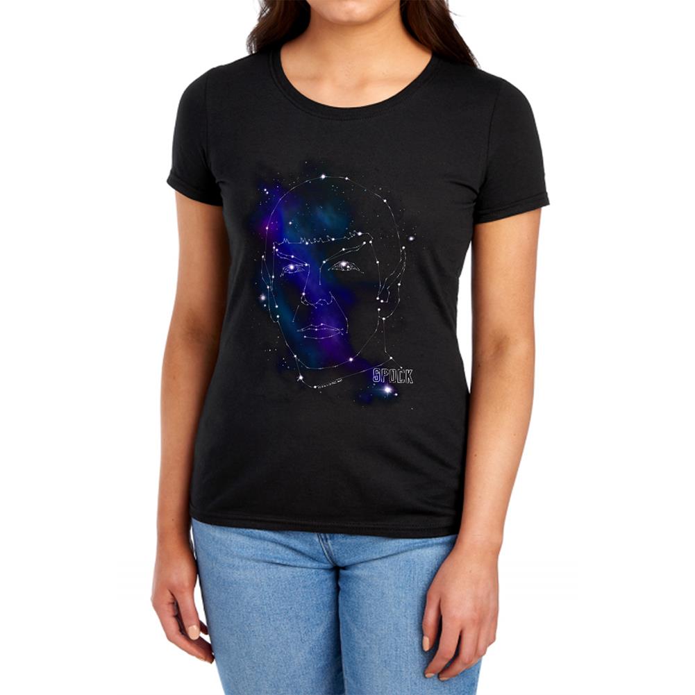 Star Trek Spock Constellations Women's 18/1 Cotton Short-Sleeve T-Shirt