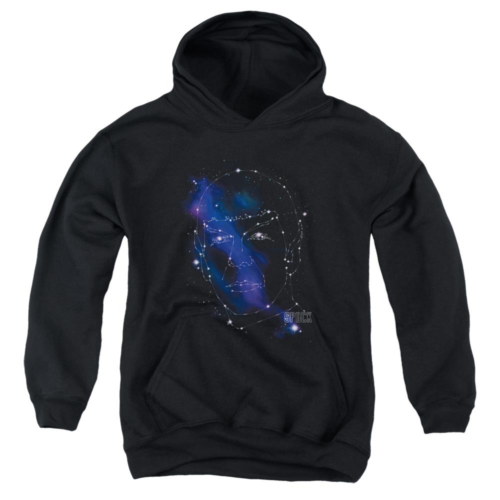 Star Trek Spock Constellations Youth Cotton Poly Pull-Over Hoodie