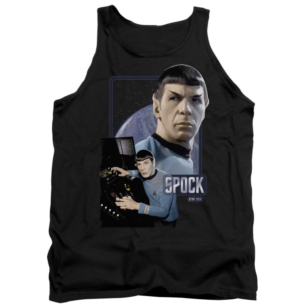 Star Trek Spock Men's 18/1 Cotton Tank Top