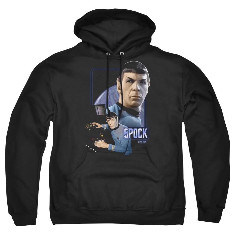 Star Trek Spock Men's Pull-Over 75 25 Poly Hoodie