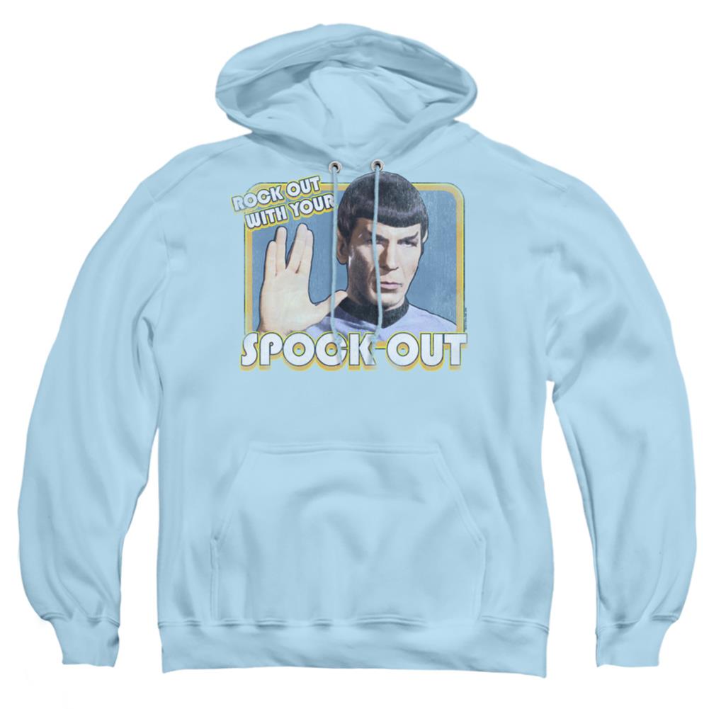 Star Trek Spock Out Men's Pull-Over 75 25 Poly Hoodie