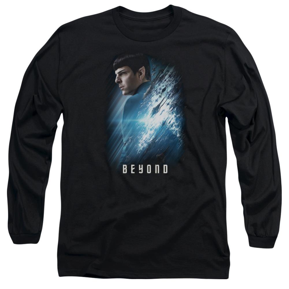 Star Trek Spock Poster Men's 18/1 Cotton Long-Sleeve T-Shirt