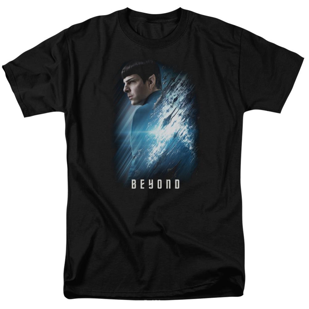 Star Trek Spock Poster Men's 18/1 Cotton Short-Sleeve T-Shirt