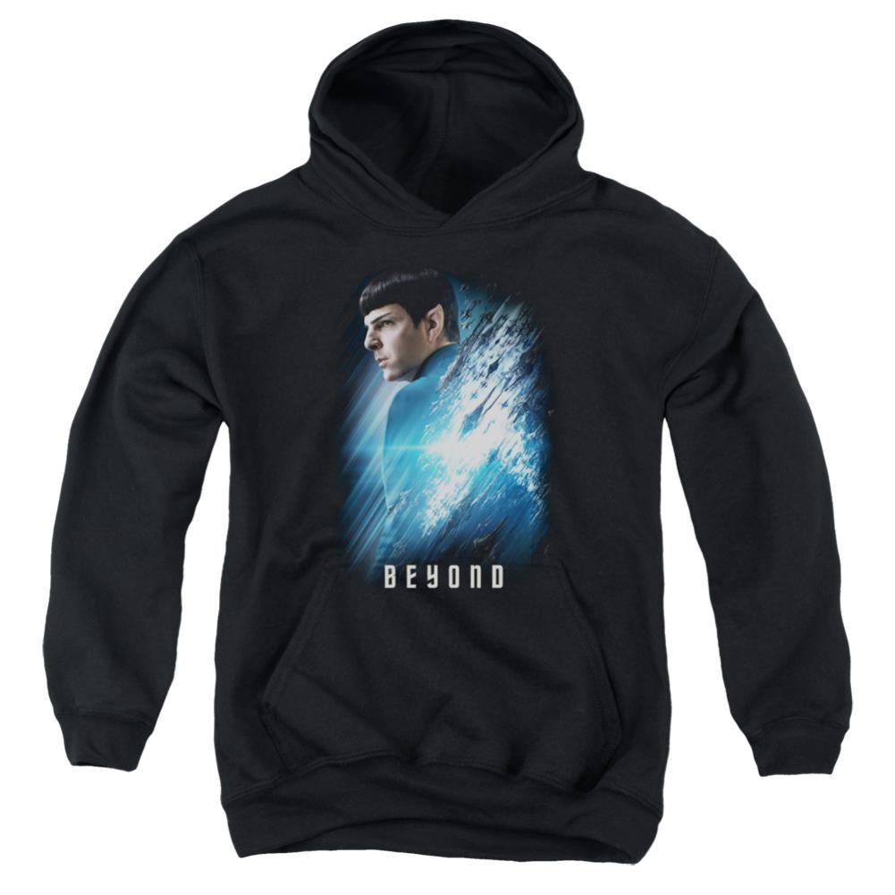 Star Trek Spock Poster Youth Cotton Poly Pull-Over Hoodie