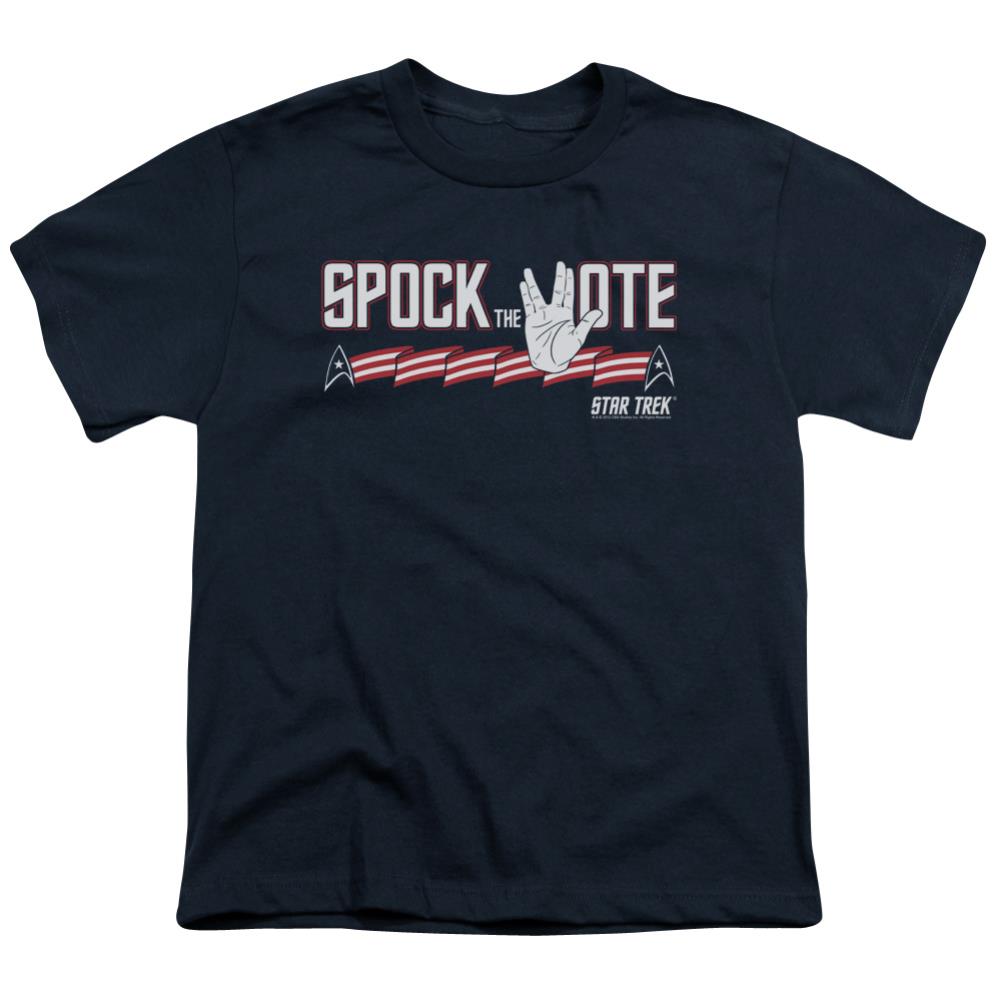 Star Trek Spock The Vote Youth 18/1 100% Cotton Short-Sleeve T-Shirt