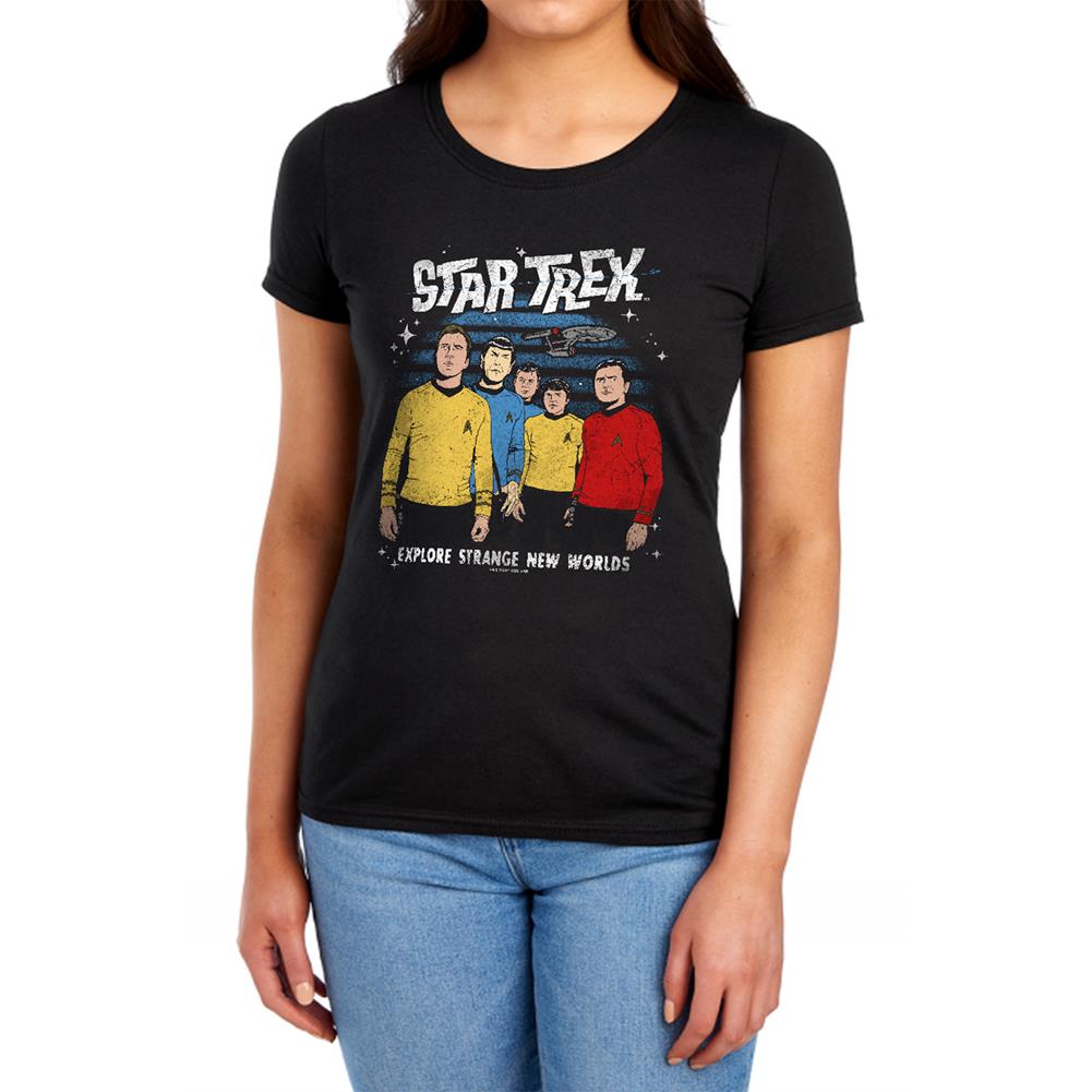 Star Trek Stange New World Women's 18/1 Cotton Short-Sleeve T-Shirt