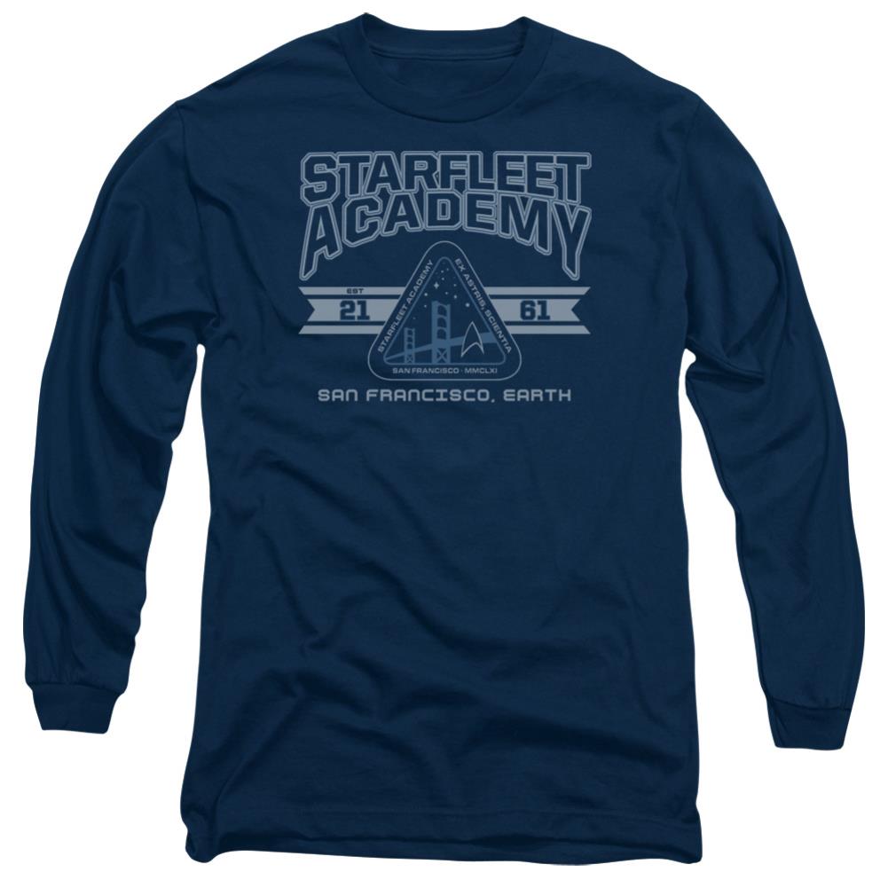 Star Trek Starfleet Academy Earth Men's 18/1 Cotton Long-Sleeve T-Shirt