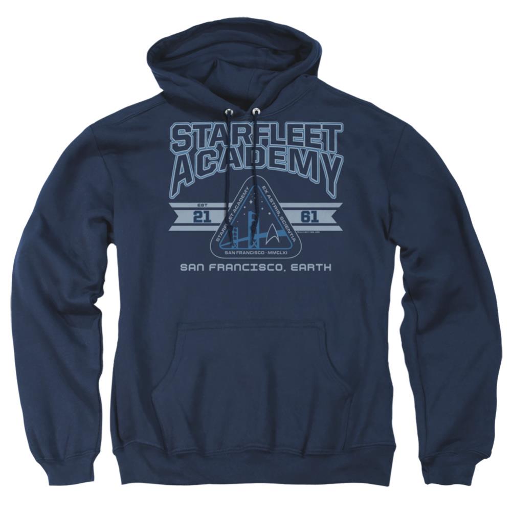 Star Trek Starfleet Academy Earth Men's Pull-Over 75 25 Poly Hoodie