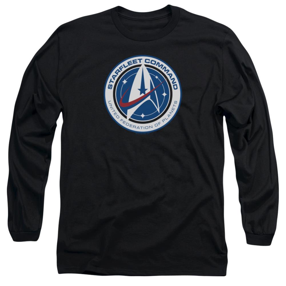 Star Trek Starfleet Command Men's 18/1 Cotton Long-Sleeve T-Shirt