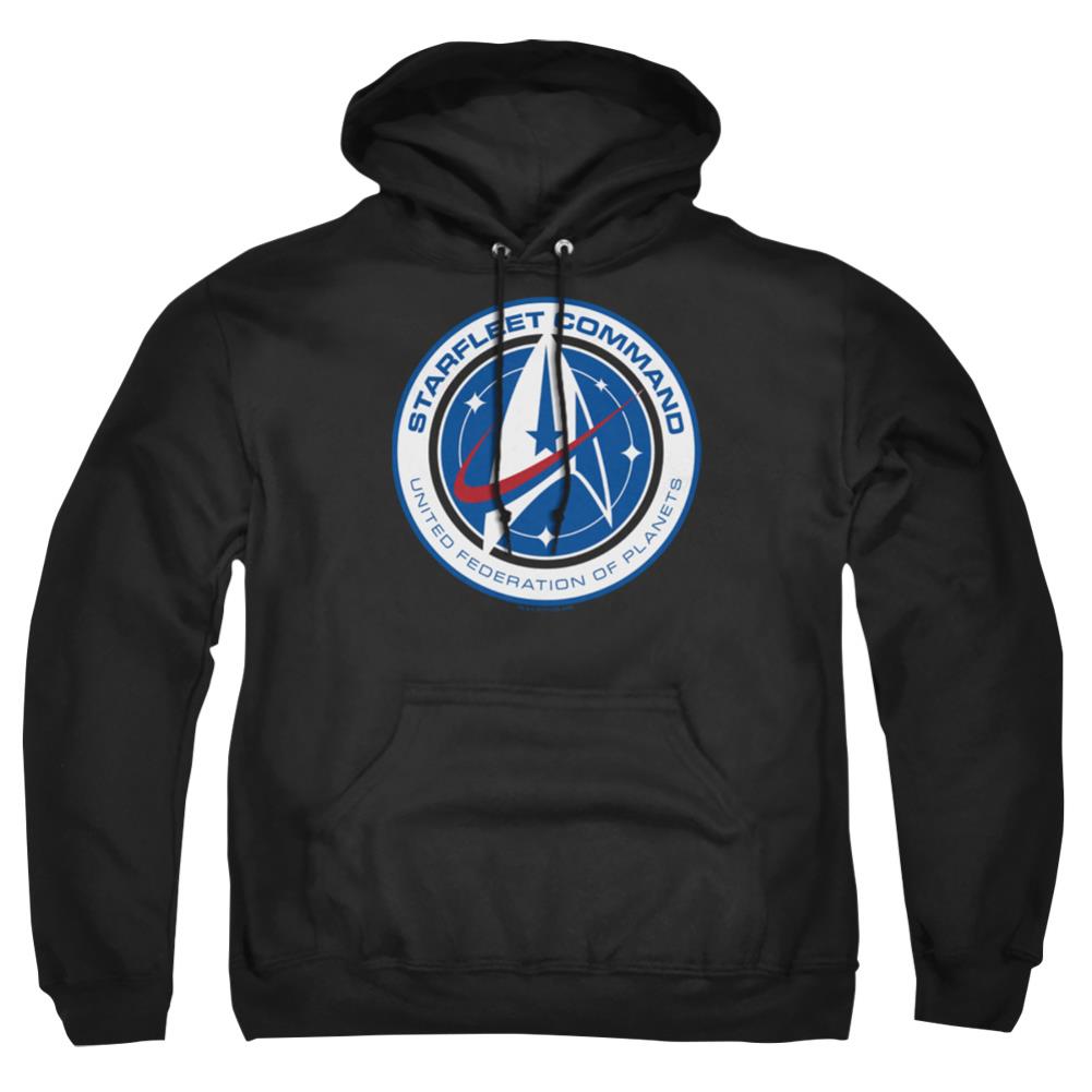 Star Trek Starfleet Command Men's Pull-Over 75 25 Poly Hoodie