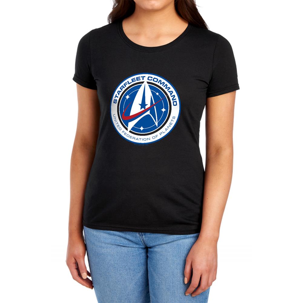 Star Trek Starfleet Command Women's 18/1 Cotton Short-Sleeve T-Shirt