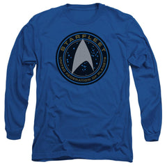 Star Trek Starfleet Patch Men's 18/1 Cotton Long-Sleeve T-Shirt