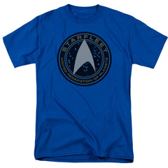 Star Trek Starfleet Patch Men's 18/1 Cotton Short-Sleeve T-Shirt