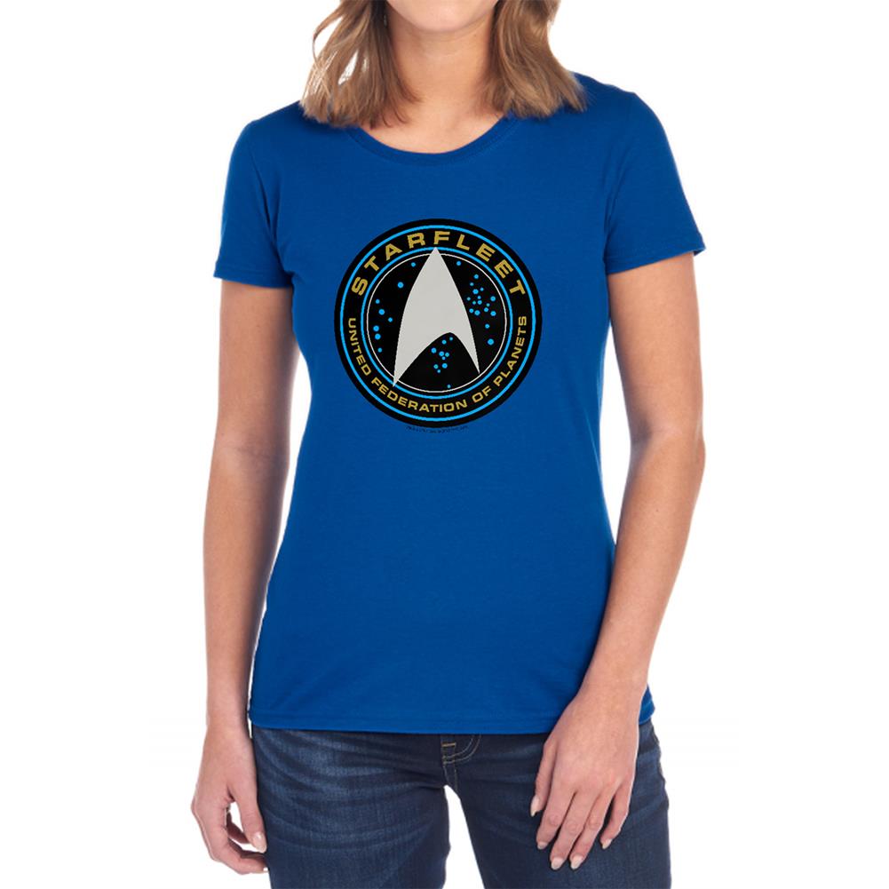 Star Trek Starfleet Patch Women's 18/1 Cotton Short-Sleeve T-Shirt