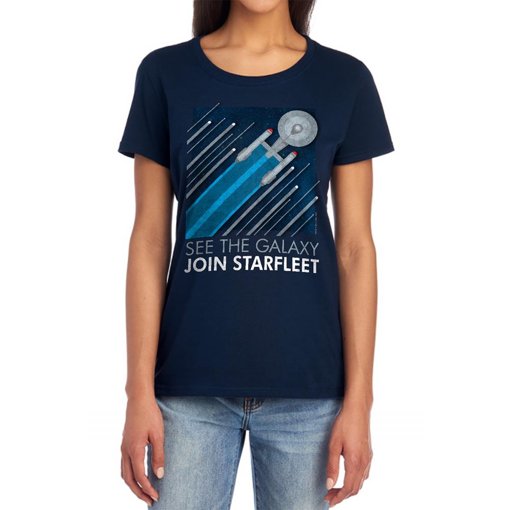 Star Trek Starfleet Recruitment Poster Women's 18/1 Cotton Short-Sleeve T-Shirt