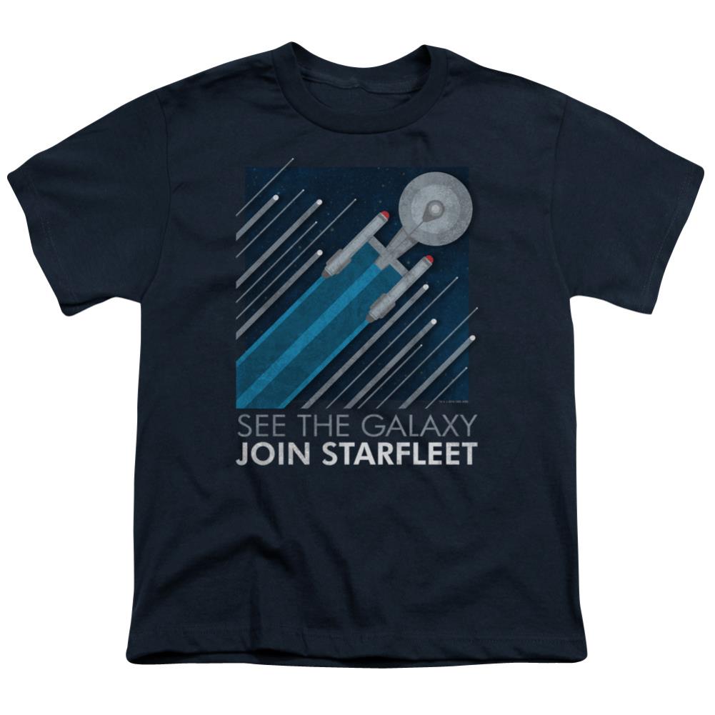 Star Trek Starfleet Recruitment Poster Youth 18/1 100% Cotton Short-Sleeve T-Shirt
