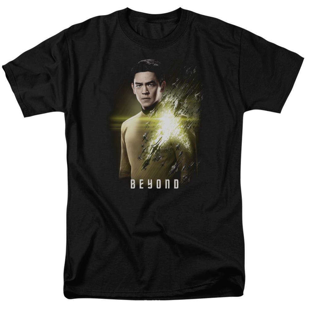 Star Trek Sulu Poster Men's 18/1 Cotton Short-Sleeve T-Shirt