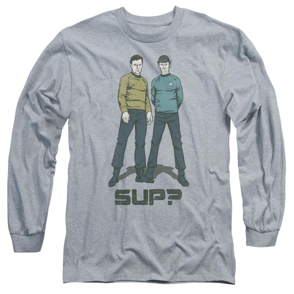 Star Trek Sup Men's 18/1 Cotton Long-Sleeve T-Shirt