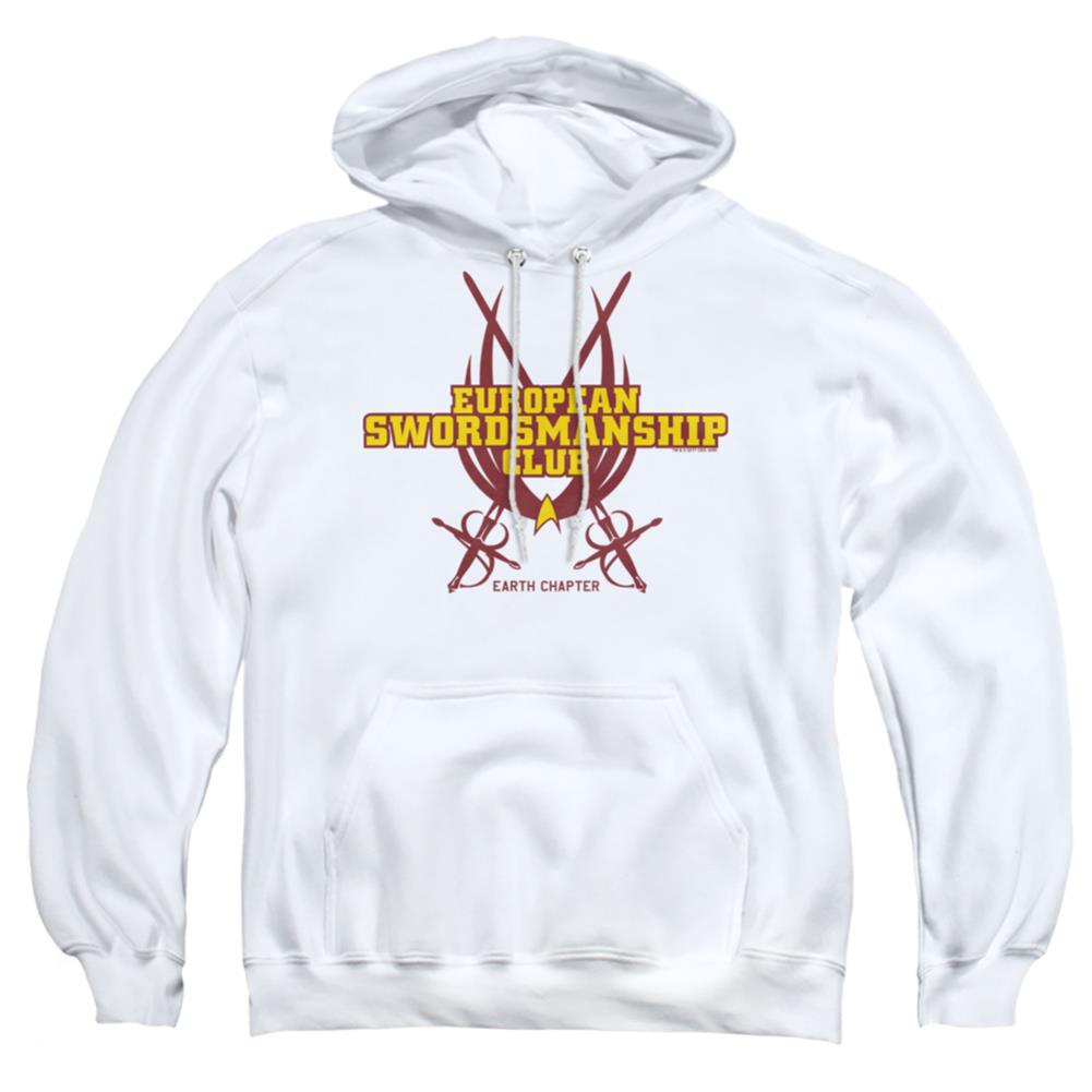 Star Trek Swordsmanship Club Men's Pull-Over 75 25 Poly Hoodie