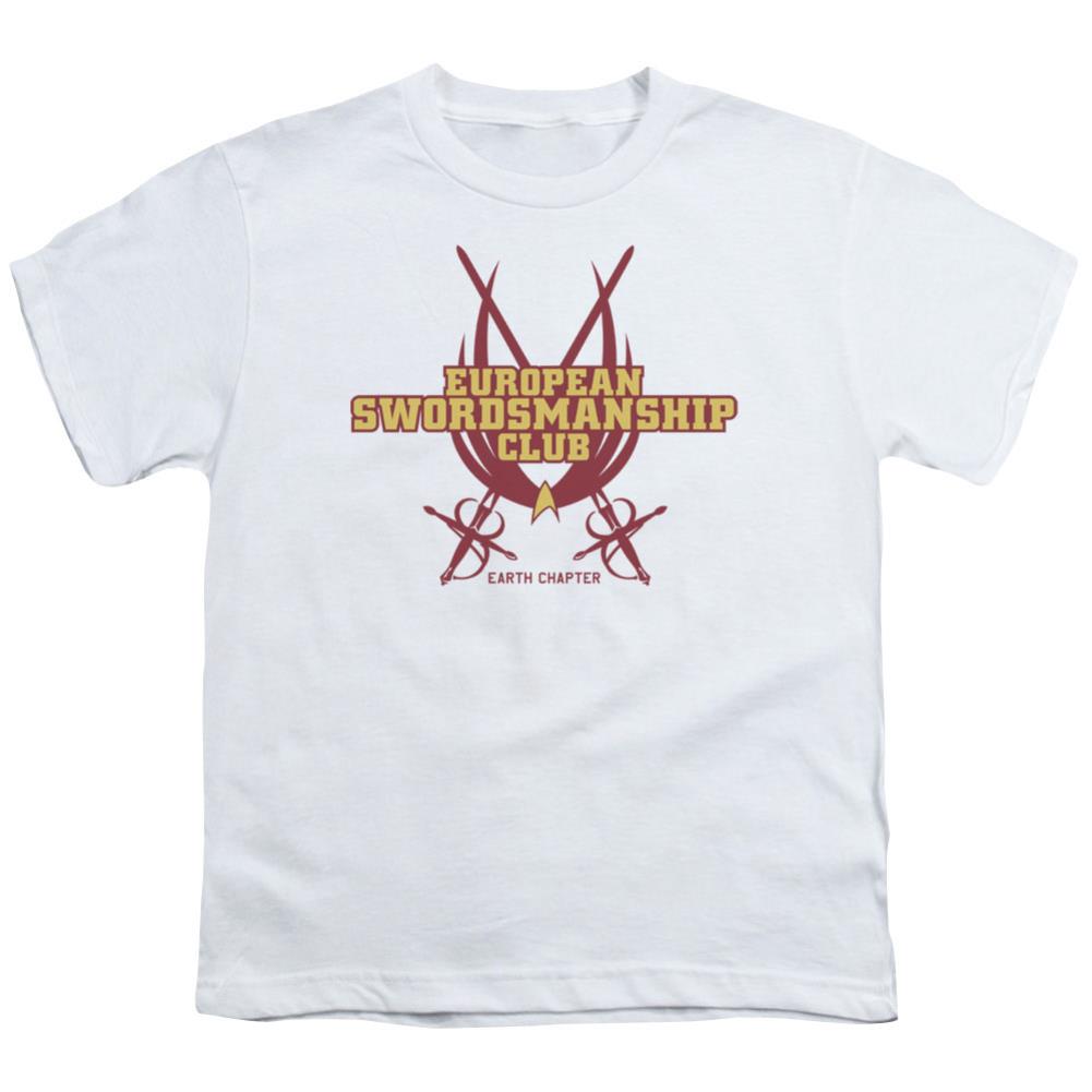 Star Trek Swordsmanship Club Youth 18/1 100% Cotton Short-Sleeve T-Shirt