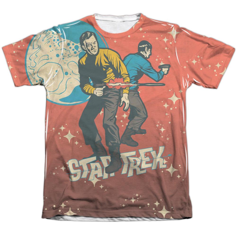 Star Trek Teamwork Men's Regular Fit Poly Cotton Short-Sleeve T-Shirt