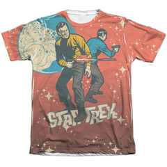 Star Trek Teamwork Men's Regular Fit Poly Cotton Short-Sleeve T-Shirt
