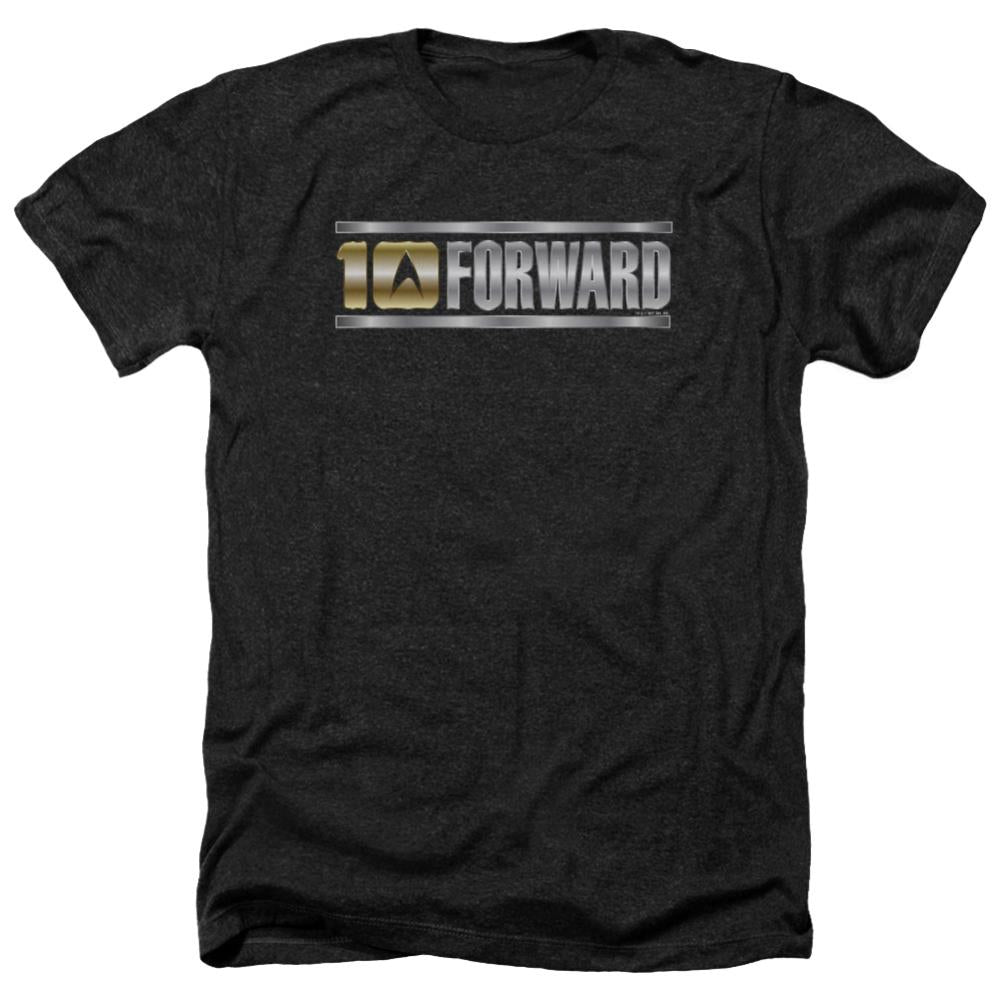 Star Trek Ten Forward Men's 30/1 Heather 60 40 Poly Short-Sleeve T-Shirt