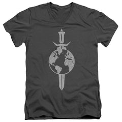 Star Trek Terran Empire Men's 30/1 Cotton Slim V-Neck T-Shirt