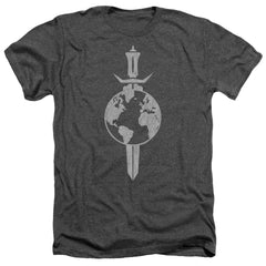 Star Trek Terran Empire Men's 30/1 Heather 60 40 Poly Short-Sleeve T-Shirt