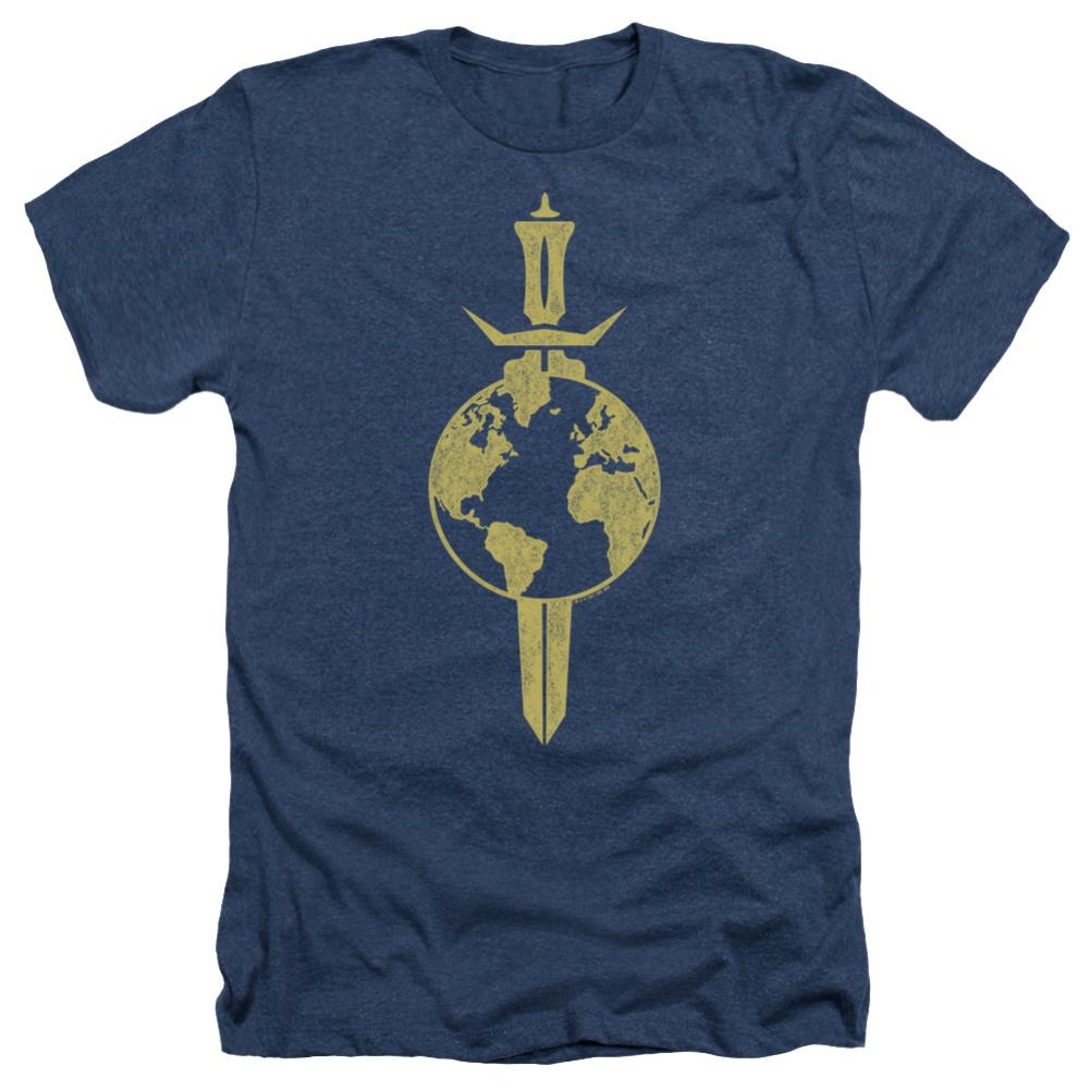 Star Trek Terran Empire Men's 30/1 Heather 60 40 Poly Short-Sleeve T-Shirt