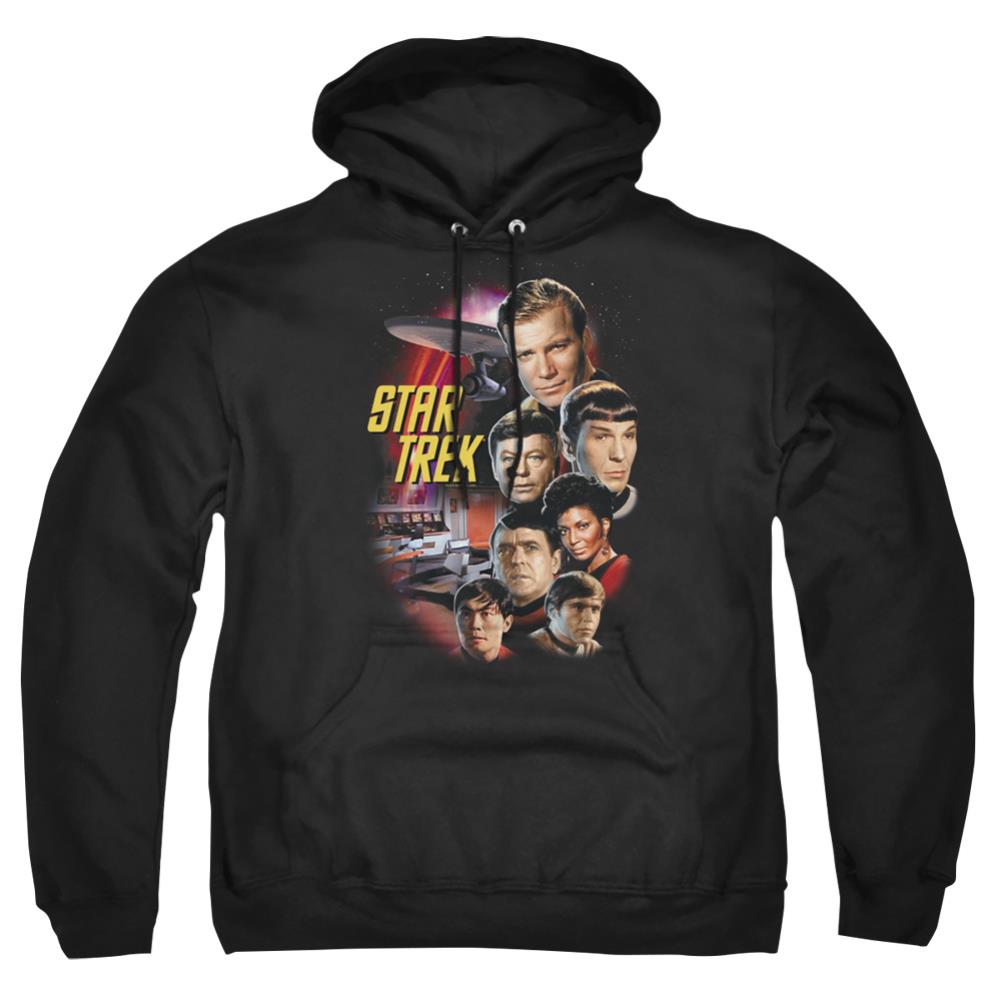 Star Trek The Classic Crew Men's Pull-Over 75 25 Poly Hoodie
