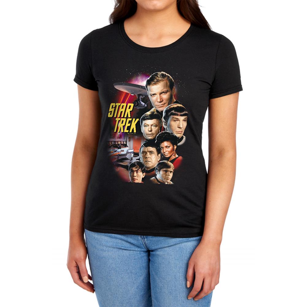 Star Trek The Classic Crew Women's 18/1 Cotton Short-Sleeve T-Shirt