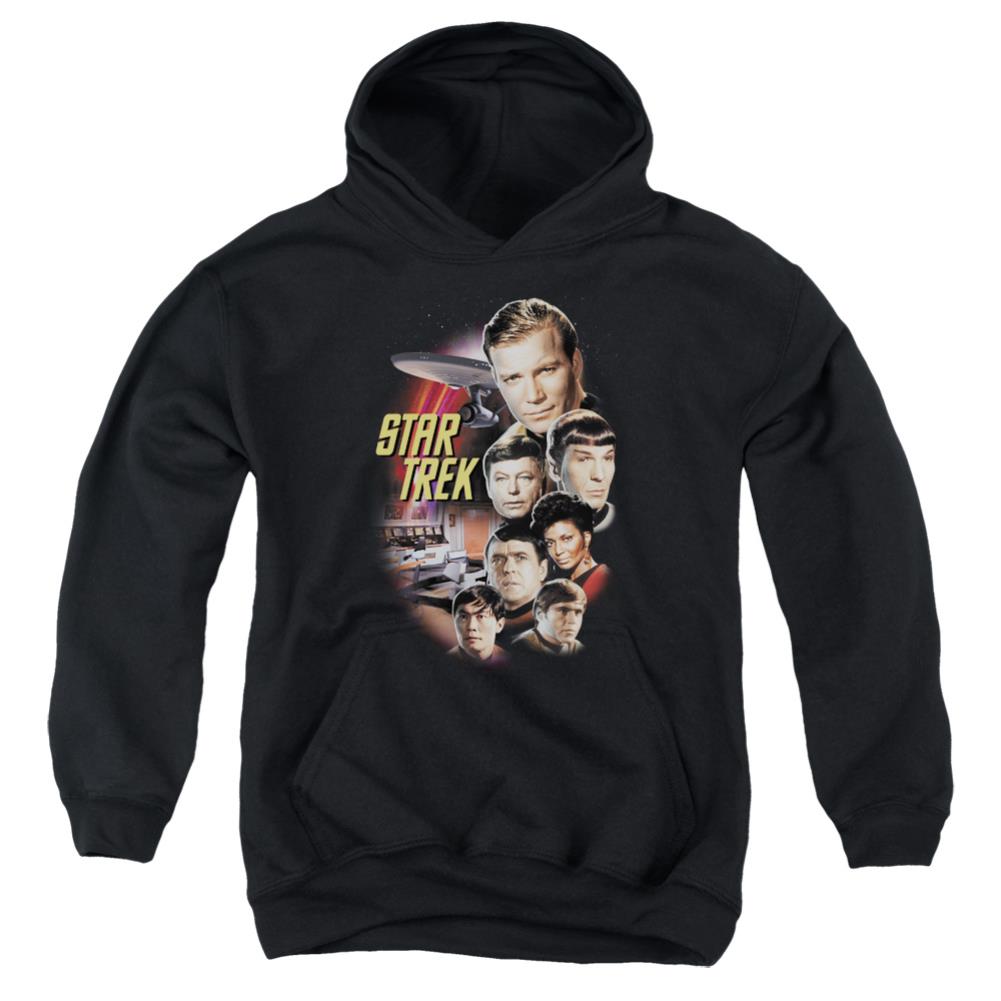 Star Trek The Classic Crew Youth Cotton Poly Pull-Over Hoodie