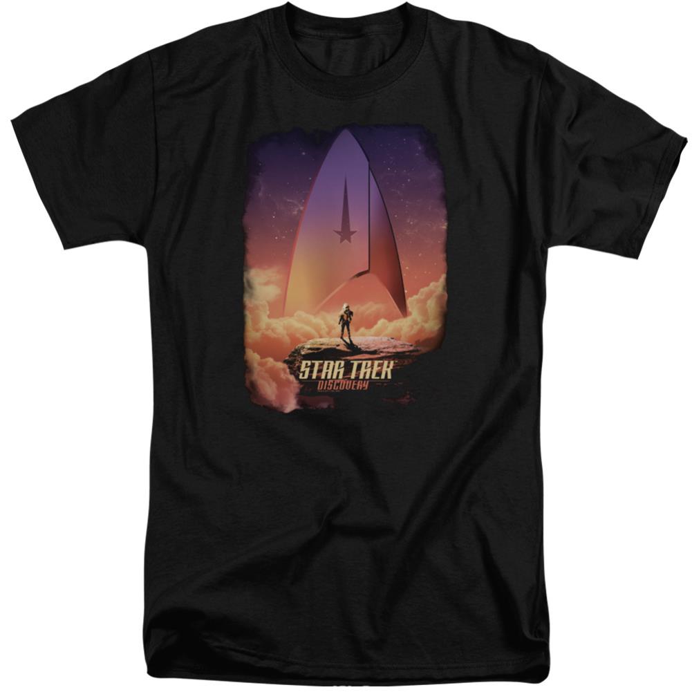 Star Trek The Explorer Men's 18/1 Tall Cotton Short-Sleeve T-Shirt