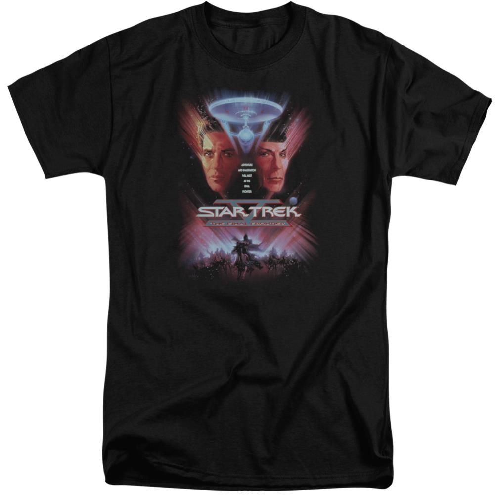 Star Trek The Final Frontier (Movie) Men's 18/1 Tall Cotton Short-Sleeve T-Shirt