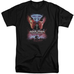 Star Trek The Final Frontier (Movie) Men's 18/1 Tall Cotton Short-Sleeve T-Shirt